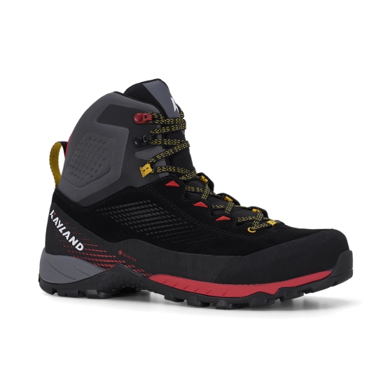 Kayland Vision GTX Black – Red – Hiking Boot with Gore‑Tex & Vibram Multiverse Sole.