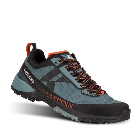 Kayland Tuono Slate–Orange – Lightweight Fast Hiking & Approach Shoe with Vibram Multiverse 2