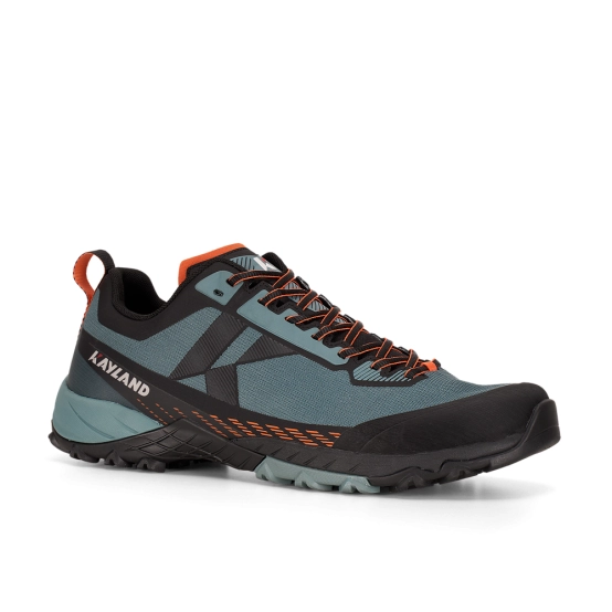 Kayland Tuono Slate–Orange – Lightweight Fast Hiking & Approach Shoe with Vibram Multiverse