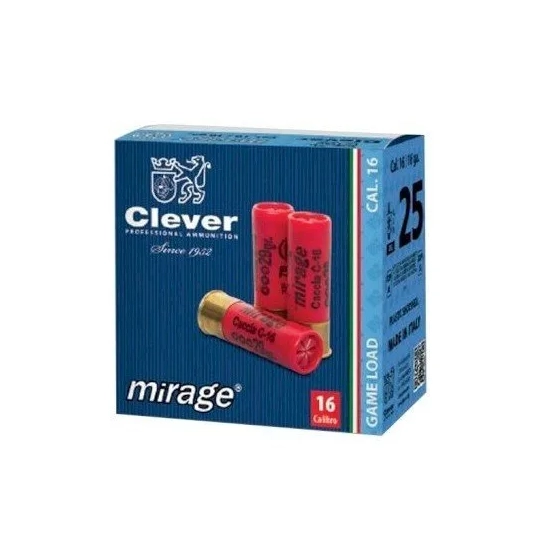 Shotgun Shells Clever T3 Mirage Cal. 16 29 gr