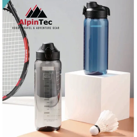 AlpinTec Enjoy 1500 ml Surgering Blue – Large BPA Free Tritan Bottle 2