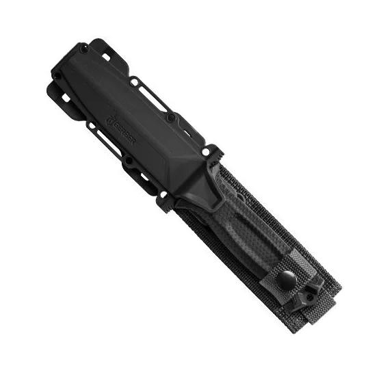 Gerber Strongarm Black Serrated Knife – Survival Knife with MOLLE Sheath 2