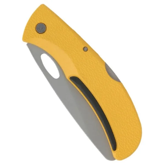 Gerber E-Z Out Rescue Yellow Rescue Knife – Serrated Blunt Tip Folding Knife 2