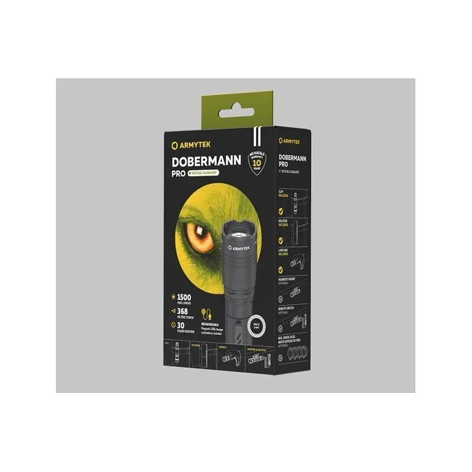 Φακός Armytek Dobermann Pro Magnet USB White