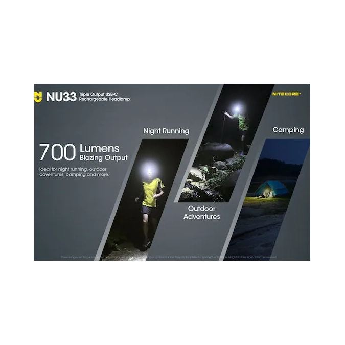 Nitecore NU33 – LED Headlamp | 700 lm