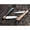 Main Cooper Line Ebony Wood – 80mm Pocket Knife with Ebony Handle