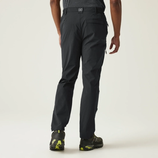 Regatta Men’s Highton II Walking Trousers Black – Waterproof, UPF 40+ 2