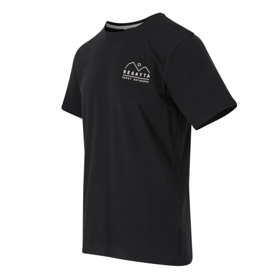 T-Shirt Cline Ix Regatta Black Mountain Print 2