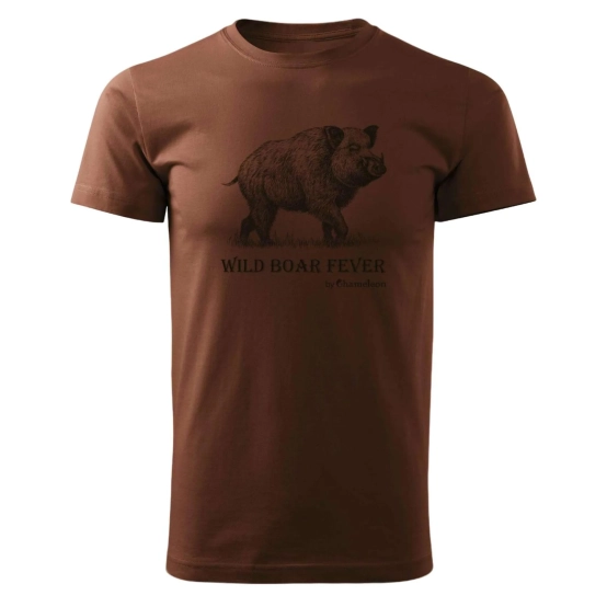 Chameleon Minima Wild Boar Short Sleeve T-Shirt Brown