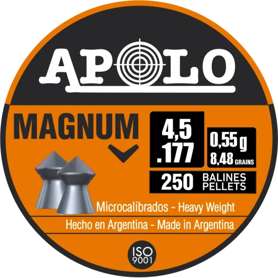 Missiles Apolo Magnum 4.5 mm/250