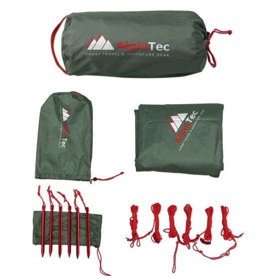 Alpintec Favour Fly – Hexagonal Ripstop PU Tarp 3000 mm Waterproof