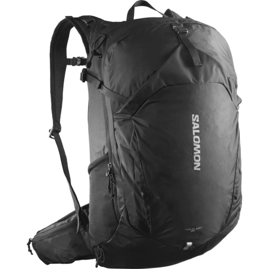 Salomon Hike Trailblazer 30 Black/Alloy – Lightweight 30L Day‑Hiking Backpack