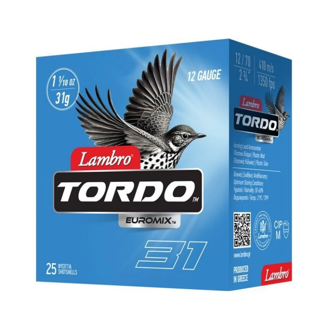 Φυσίγγια Lambro Euromix Tordo 31gr.