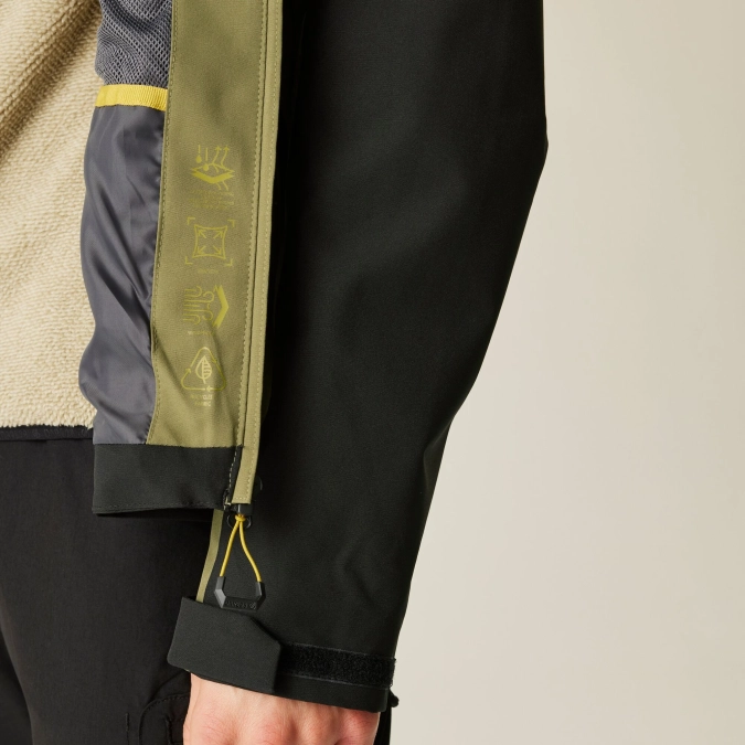 Men's Waterproof Jacket Dare2b Torrek II Hart Olive / Black