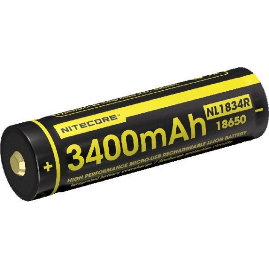 Nitecore 18650 – High‑Performance Li‑ion Battery 3400mAh 2