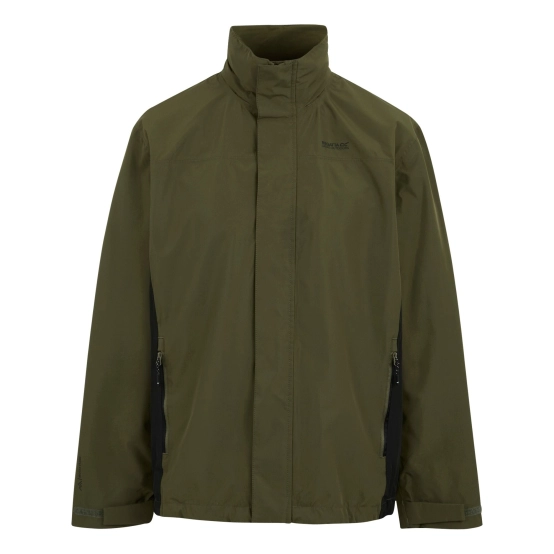 Men's Waterpoof Jacket Regatta Matt II Olive Green