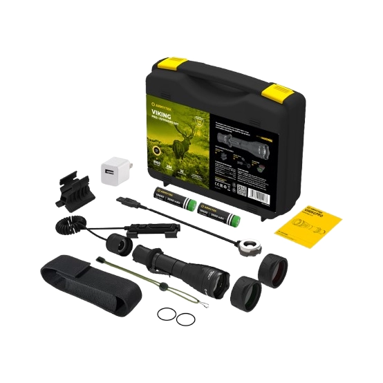 Φακός Armytek Viking Pro Magnet USB Extended Set Warm