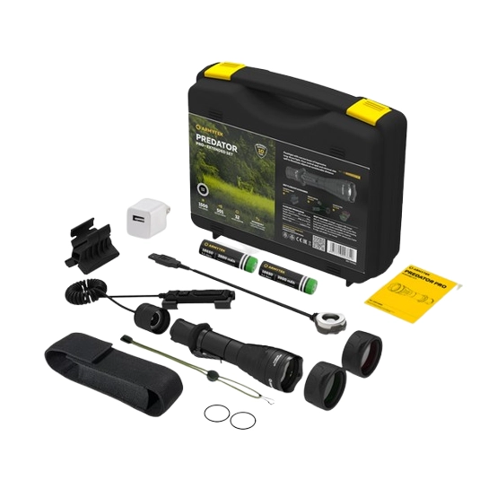 Φακός Armytek Predator Pro Magnet USB Extended Set White