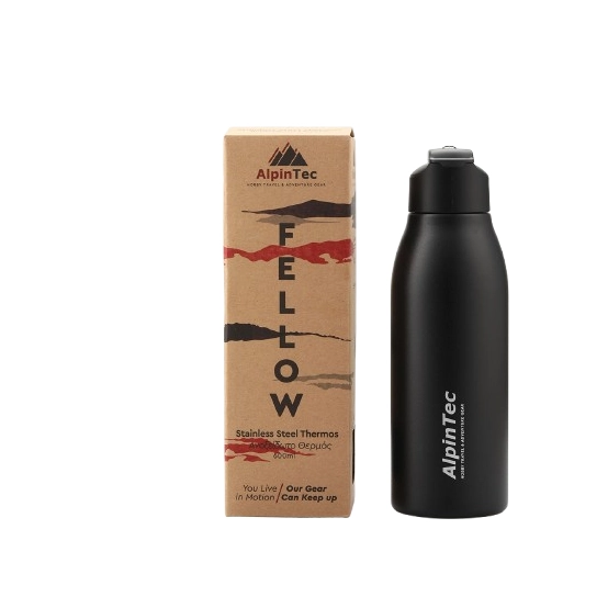 AlpinTec Fellow 600 ml – Double‑Wall Thermos with Straw