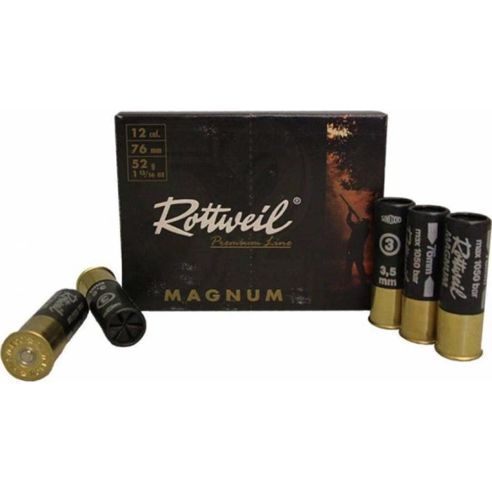 Rottweil Magnum 12/76 52gr Cartridges