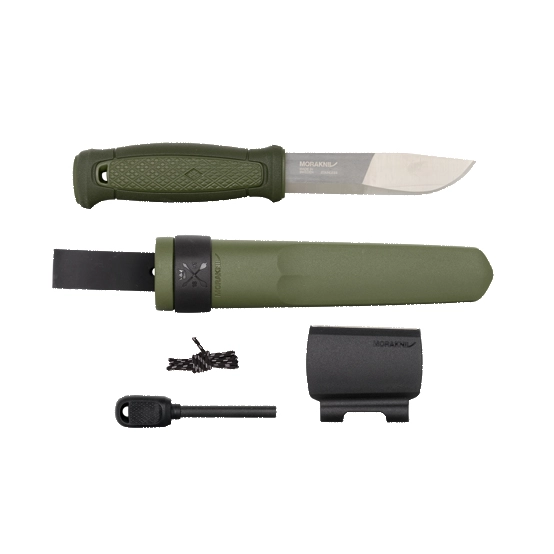 Morakniv Kansbol with Survival Kit – Outdoor Knife with Fire Starter & Diamond Sharpener