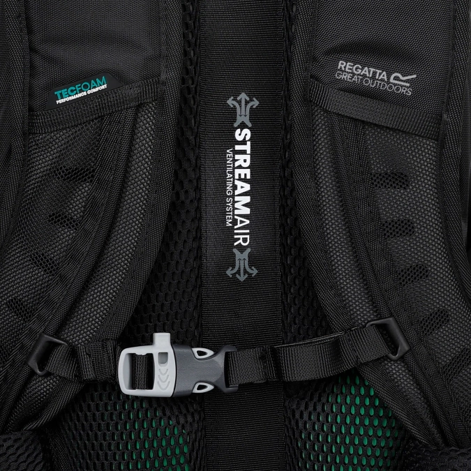 Regatta Blackfell IV Backpack 45L Black – Ripstop