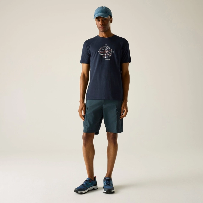 Regatta Men’s Cline IX T‑Shirt Navy Compass
