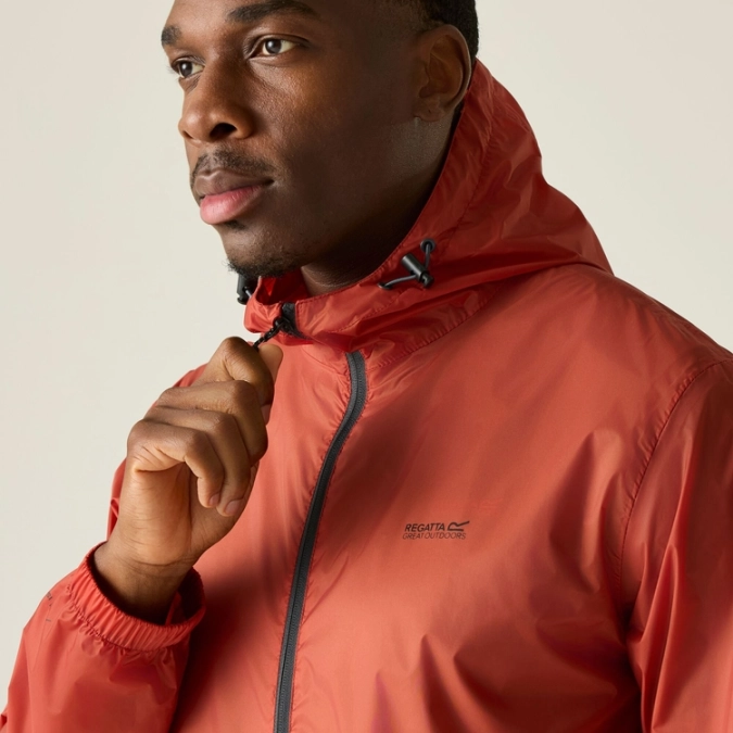 Regatta Men’s Pack‑It III Waterproof Jacket Brick – ISOLITE 15000