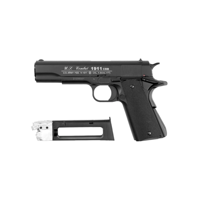 Αεροβόλο ASG 1911 US-C MS BLK 4.5 mm