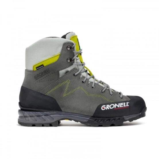 Gronell Explorer Boots Grey/Lime 2