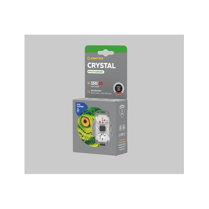 Φακός Κεφαλής Armytek Crystal Grey