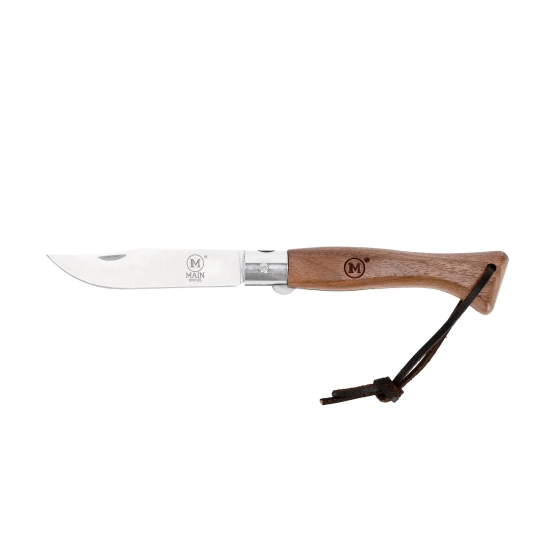 Main Workers Line Black Pressed Wood – 78mm Pocket Knife with Pressed Wood Handle