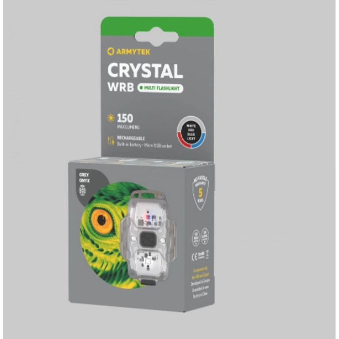 Φακός Κεφαλής Armytek Crystal WRB USB-C Blue