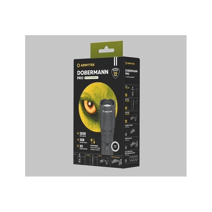 Φακός Armytek Dobermann Pro Magnet USB White