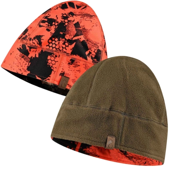 Chameleon Damaran Olive Reversible Hunting Beanie – Windblock & Teflon™ Technical Fleece
