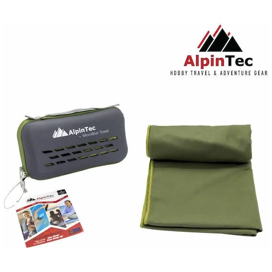AlpinTec Drysoft Antibacterial – Microfiber Towel 70 × 140 cm