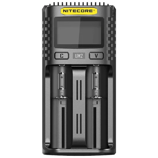 Nitecore UM2 – Smart USB Dual‑Slot Charger