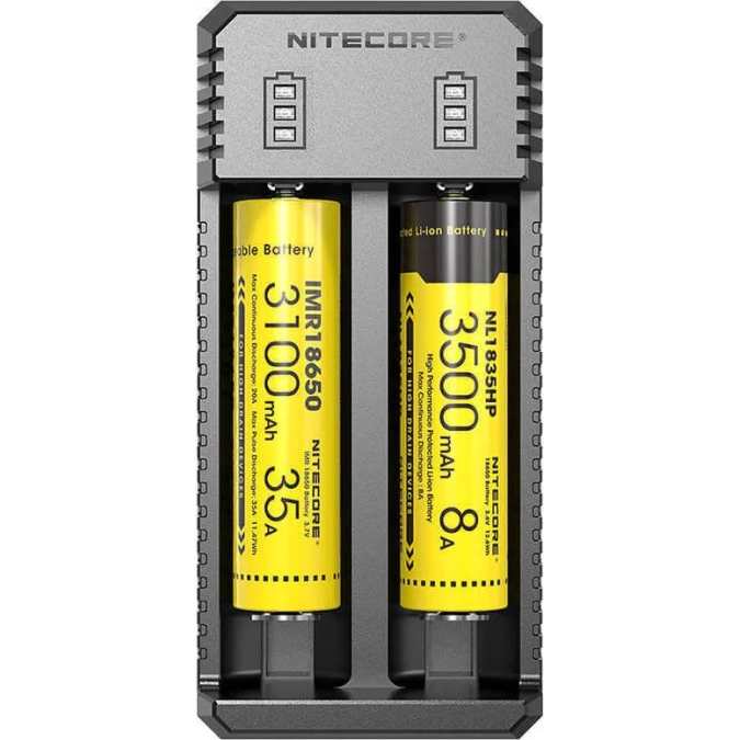 Nitecore UI2 – USB Li‑ion Battery Charger | Dual Slot