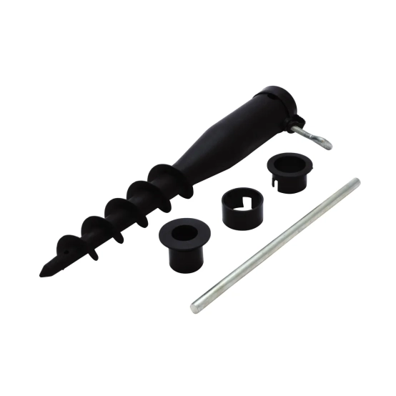 Heavy‑Duty Plastic Screw‑In Umbrella Base – 40×6×11 cm