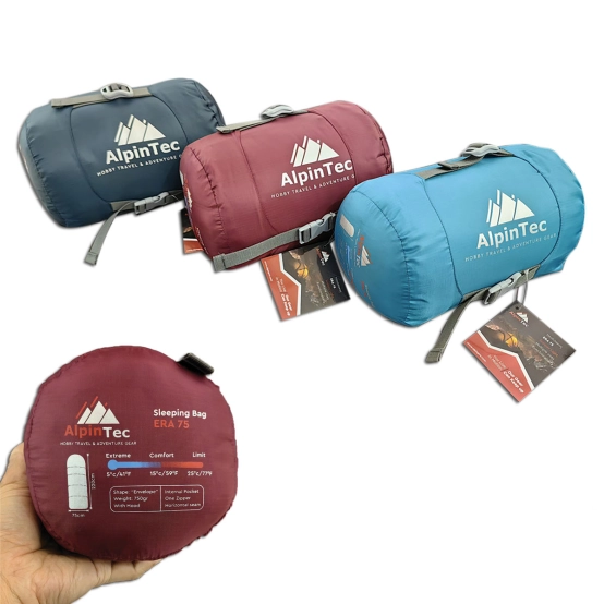 AlpinTec ERA 75 – Summer Sleeping Bag 750g with Ripstop Fabric 2