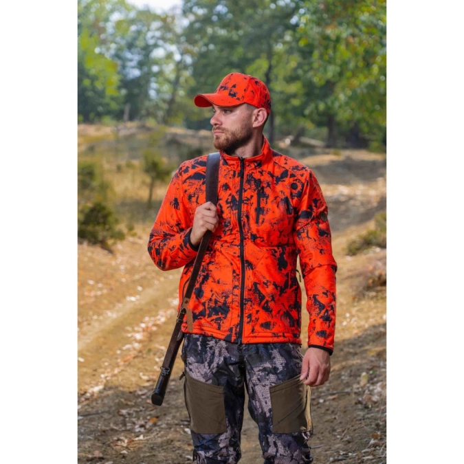 Jacket Fleece Chameleon Camo With Windblock