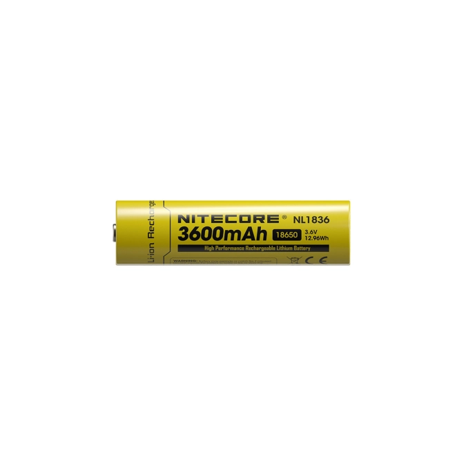 Nitecore 18650 – High‑Performance Li‑ion Battery 3600mAh