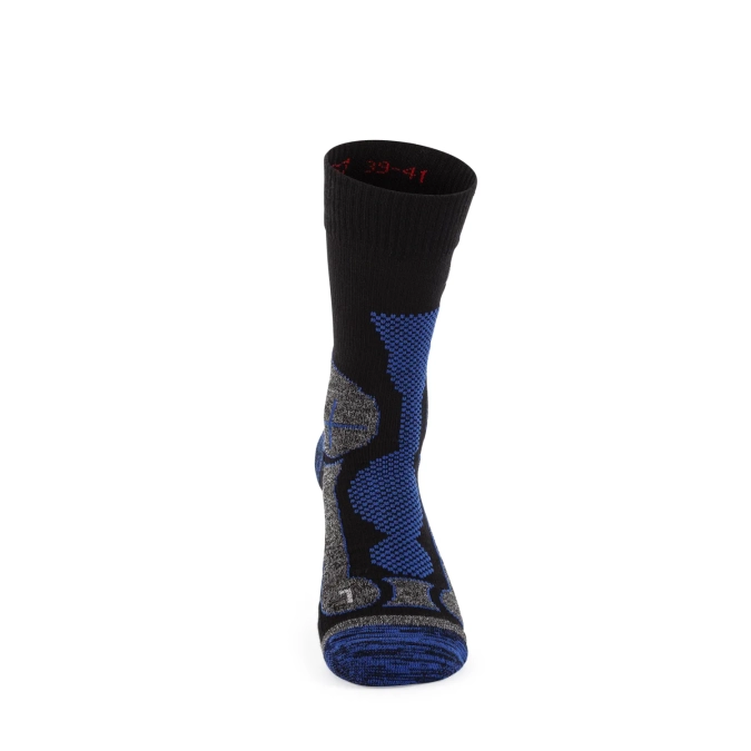 Socks Hanwag Trek Merino Black/Royal Blue