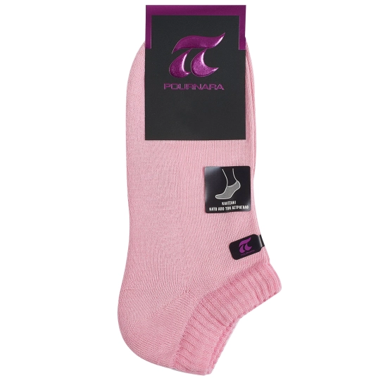 787 Pournara Cotton Socks Pournara  with Elastic Knit