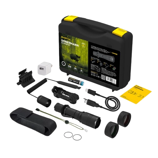 Φακός Armytek Dobermann Extended Set White