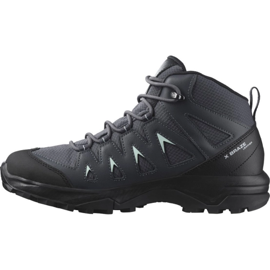 Womens Boots Salomon X Braze MID GTX Ebony/India Ink 2