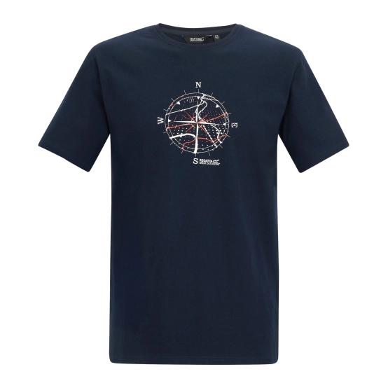 Regatta Men’s Cline IX T‑Shirt Navy Compass