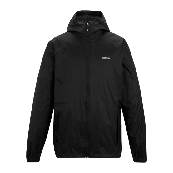 Regatta Men’s Pack‑It III Waterproof Jacket Black – ISOLITE 15000, Waterproof