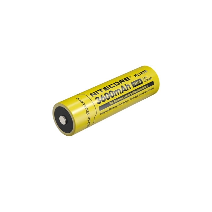 Nitecore 18650 – Μπαταρία Li‑ion 3600mAh | Υψηλής Απόδοσης