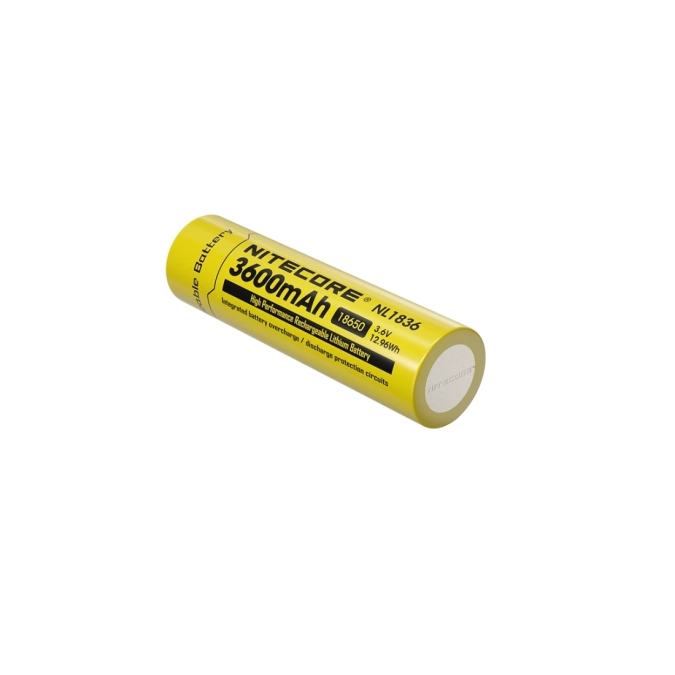 Nitecore 18650 – Μπαταρία Li‑ion 3600mAh | Υψηλής Απόδοσης